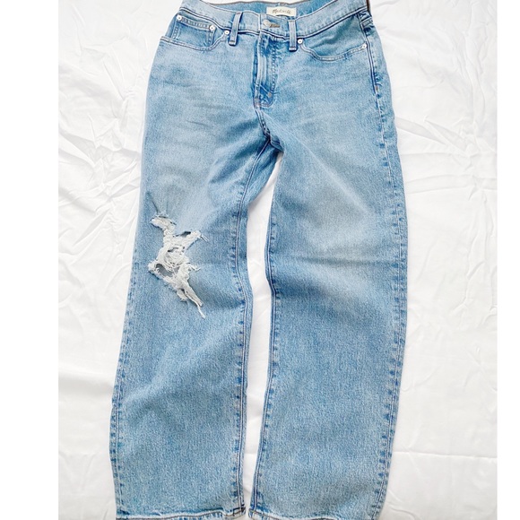NWT Madewell The Perfect Vintage Straight Distressed Jeans - Picture 5 of 12